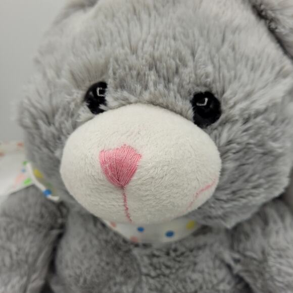 Tom's Toy International Gray Plush Lop Eared Easter Bunny Rabbit Stuffed Animal - Picture 5 of 12